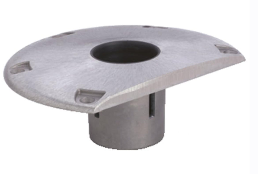 238322-1 Attwood 238 Series Socket Base - Aluminum, 9" D-Shaped