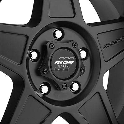 PXA35 Pro Comp Alloys 18X9 5X5.0 S-BLK 0MM - PXA5035-8973