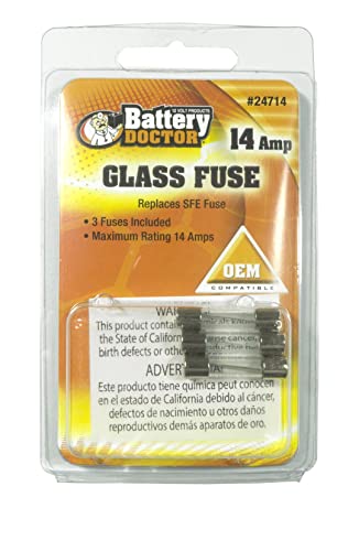 24730 WirthCo SFE Glass Fuse, 4 Pack