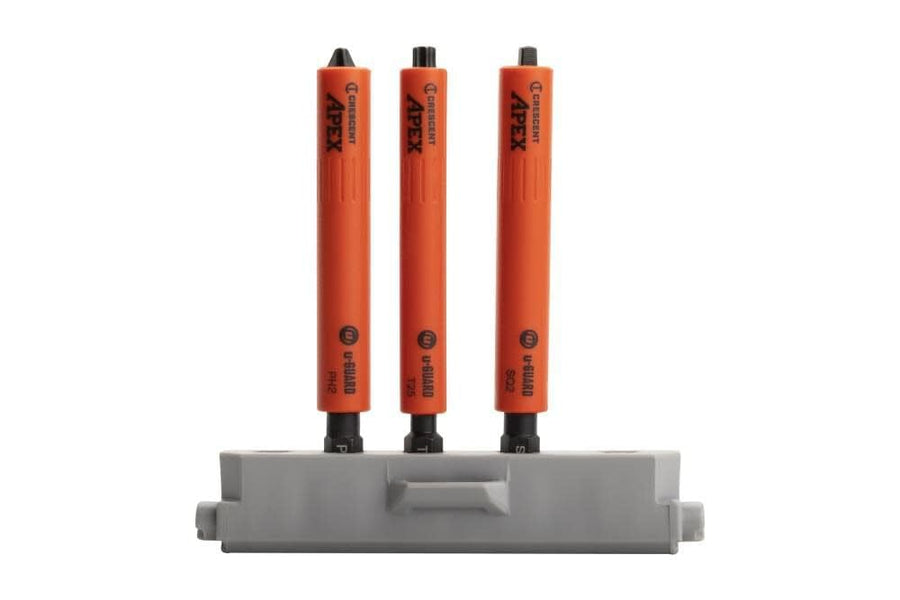 Bit, Apex Ug 3.5" Pwr Pk, Ph2, Sq2, T25, 3Pk Rail (CAUGB3BR-3)