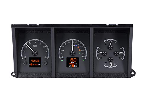 Dakota Digital HDX Instruments Compatible with Ford Pickup 1973-1979, Bronco 1978-1979 and E- Van 1978-1989