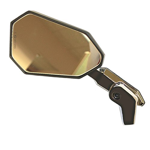 Motorcycle Mirror Kit CIPA 01949 Black/Chrome