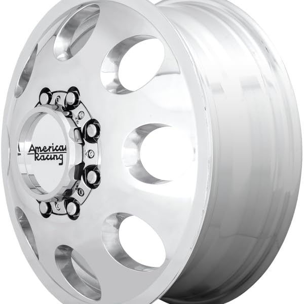 AR204 BAJA DUALLY American Racing 17X6 8X6.5 7.87 111mm POLISHED - FRONT - AR204760901111