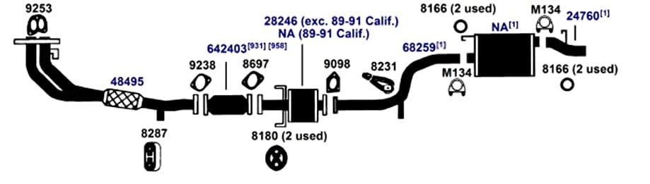 Exhaust Gasket AP Exhaust 9253