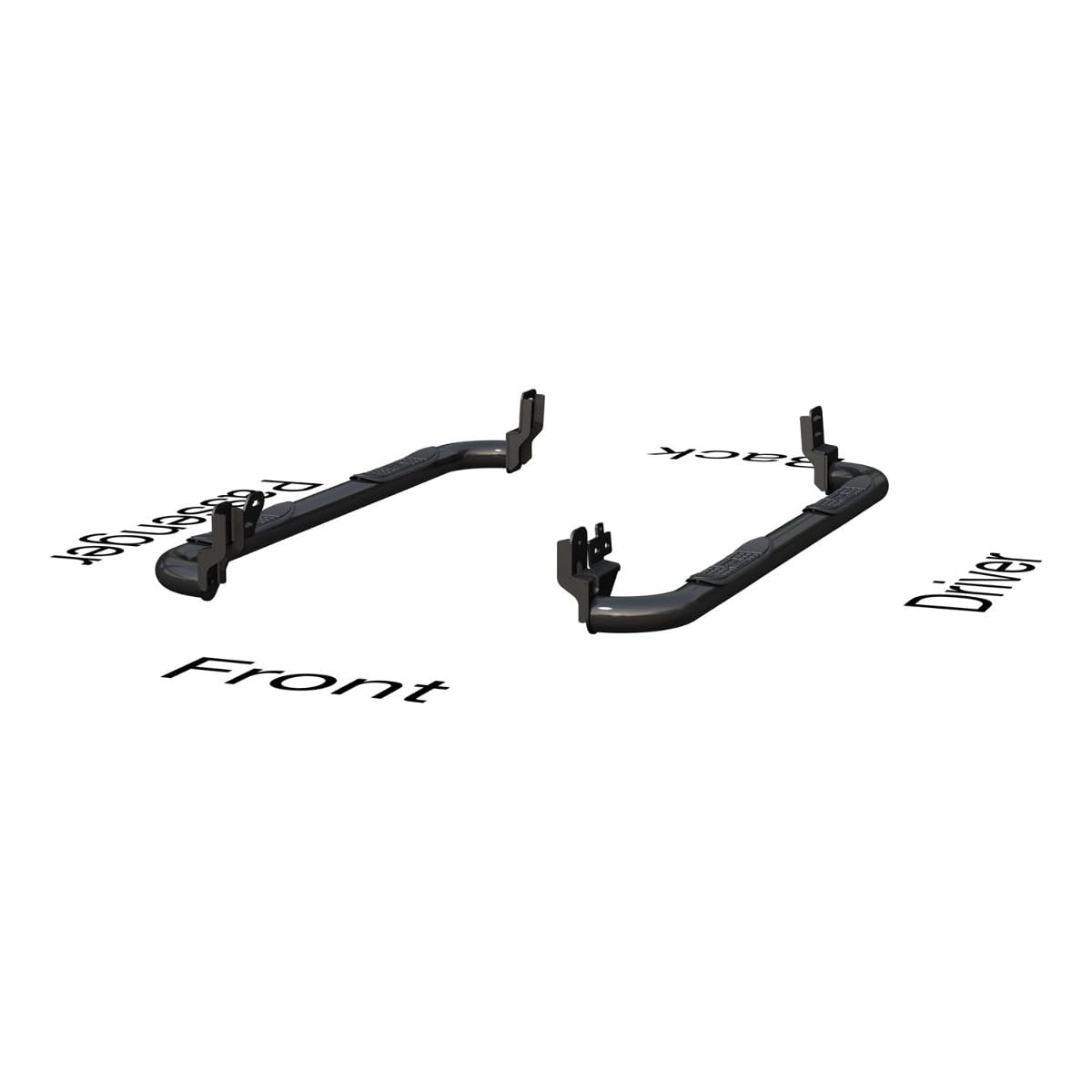 3In ARIES Automotive Sidebars, Black 205040