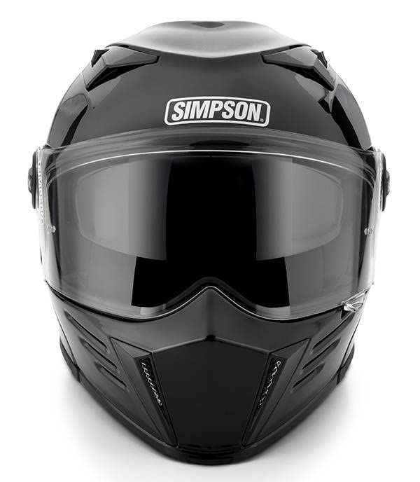 Simpson adult unisex Helmet M59L2 Mod Bandit Lrg Black, Black, Large US