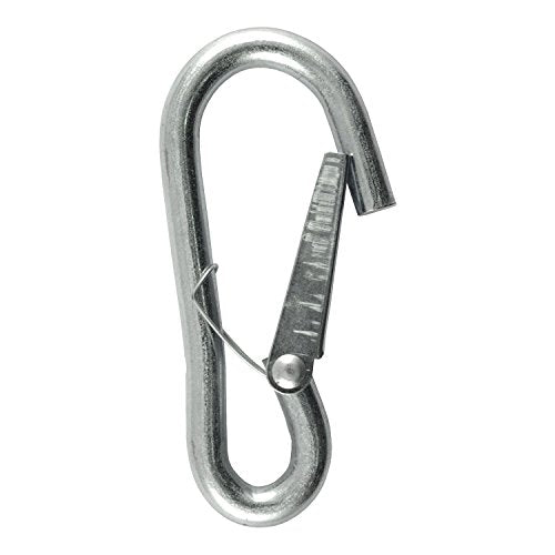 CURT Snap Hook 81261 Trailer Safety Chain Hook Carabiner Clip, 3/8-Inch Diameter, 2,000 lbs