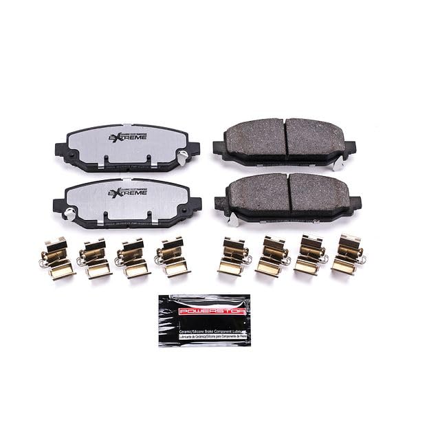 Power Stop Z36-6004 Rear Z36 Truck & Tow Carbon-Fiber Ceramic Brake Pads For Jeep Wrangler 2018-2022 [Model Specific]