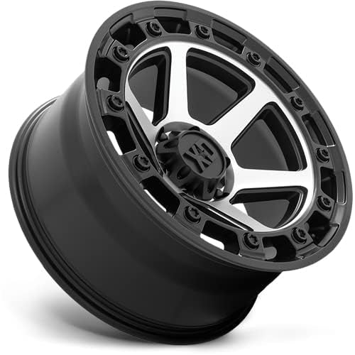 XD Wheels Xd862 Satin Black MACHINED Wheel with Alloy Steel (20 x 10. inches /6 x 87 mm, -18 mm Offset)