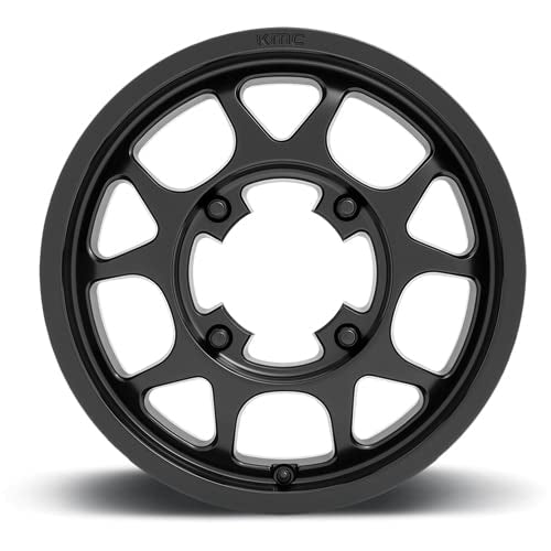KMC Toro KS136 15x6 4x156 +38mm Satin Black Wheel Rim 15" Inch