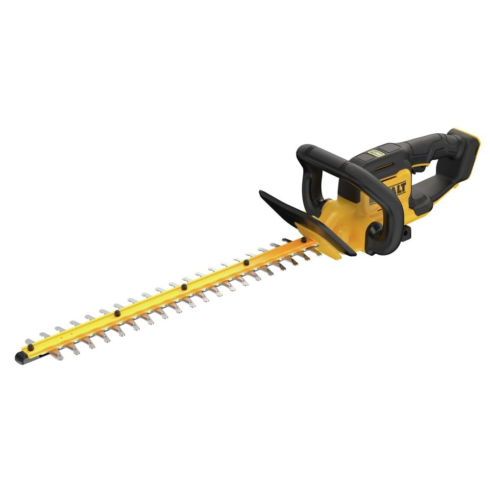22" DEWALT 20V MAX Cordless Hedge Trimmer, Bare Tool Only (DCHT821B)