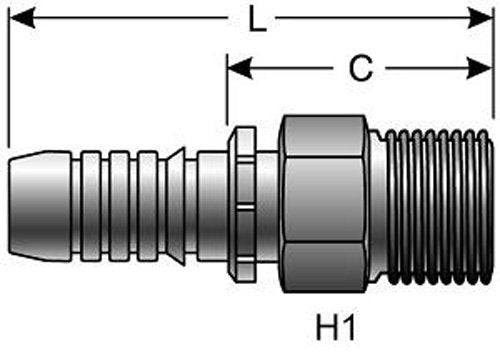 GlobalSpiral Series Gates 32GSP-32MPAPI Couplings, API Line Pipe Connection, 2" ID