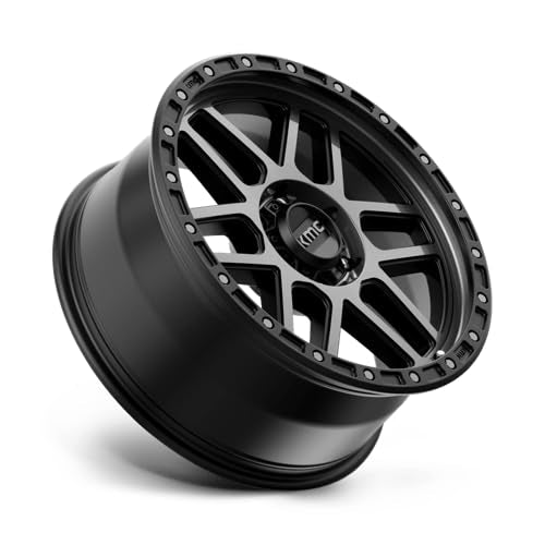 KMC Wheels 20X9 MESA 6X5.55.71 18mm SATIN BLACK WITH GRAY TINT - KM54429068418