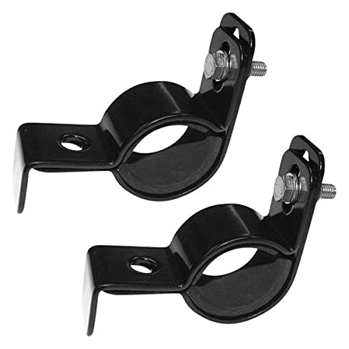WESTIN AUTOMOTIVE HDX Series WES57-0005 Clamp Grille Tubular Light Mounts44; Black - Pack of 2