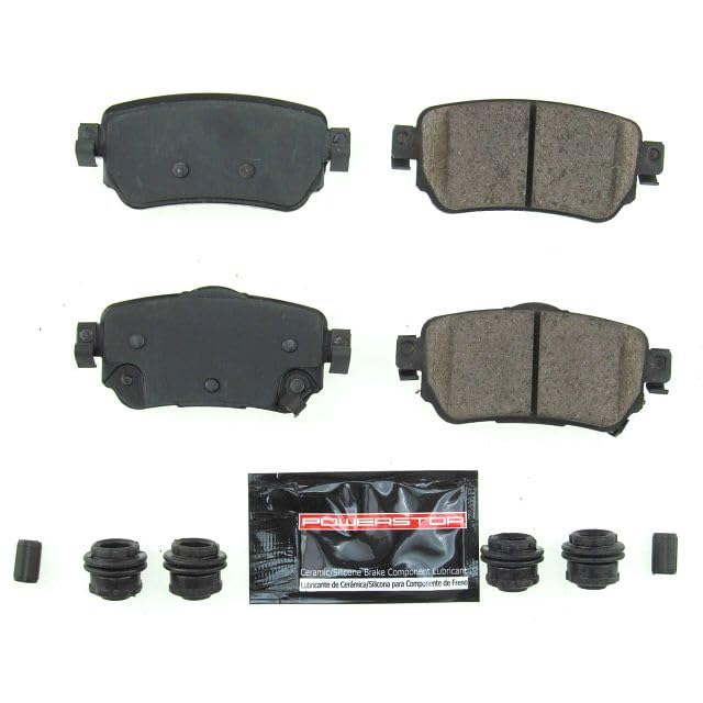 Power Stop Z23-1965 Z23 Evolution Sport Rear Carbon Fiber Infused Ceramic Brake Pads with Hardware