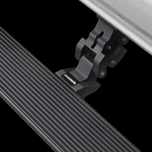 RealTruck Power Running Boards Volt for Toyota Tundra (2022-2025) Crew Cab | Aluminum, Textured Black | 20444587PC | Electric Powerstep & Retractable Steps