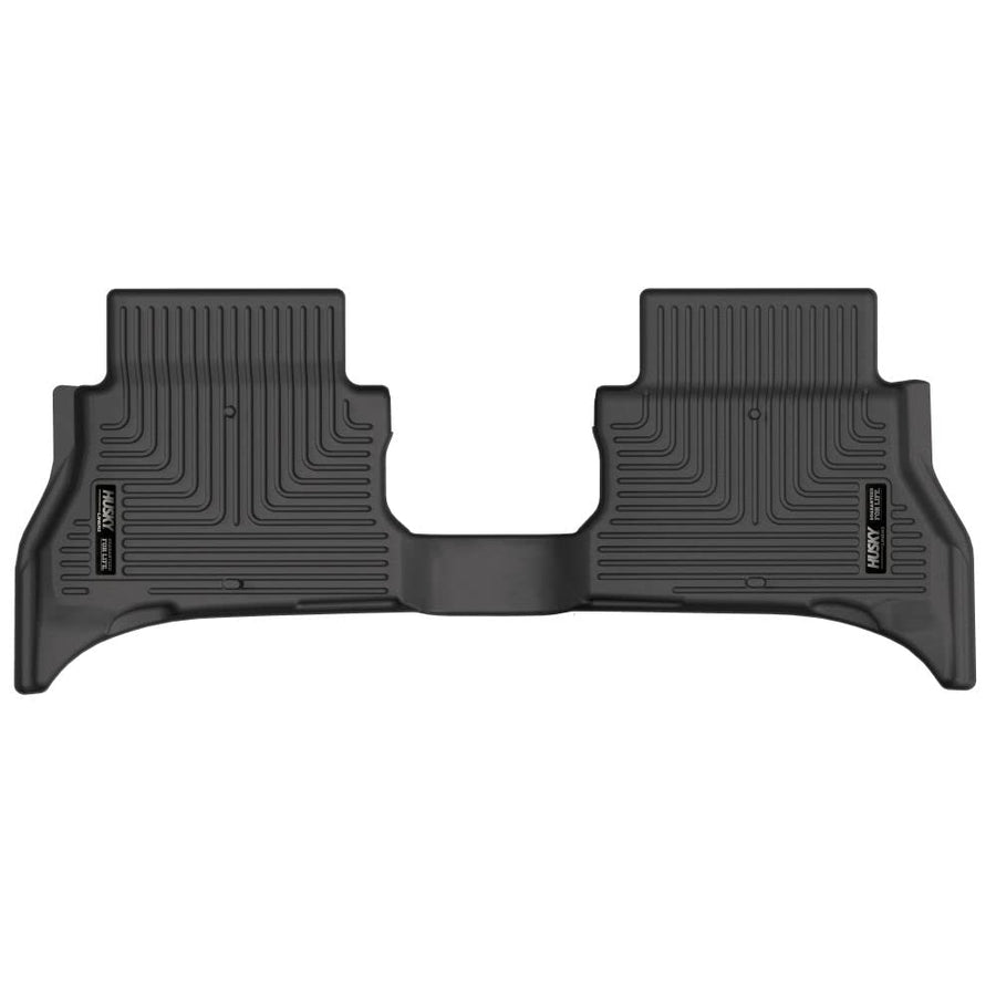 Weatherbeater Husky Liners Floor Mats | Fits 2021-2025 Jeep Wrangler 4XE Only | 2nd Row, 1-pc Black - 14081