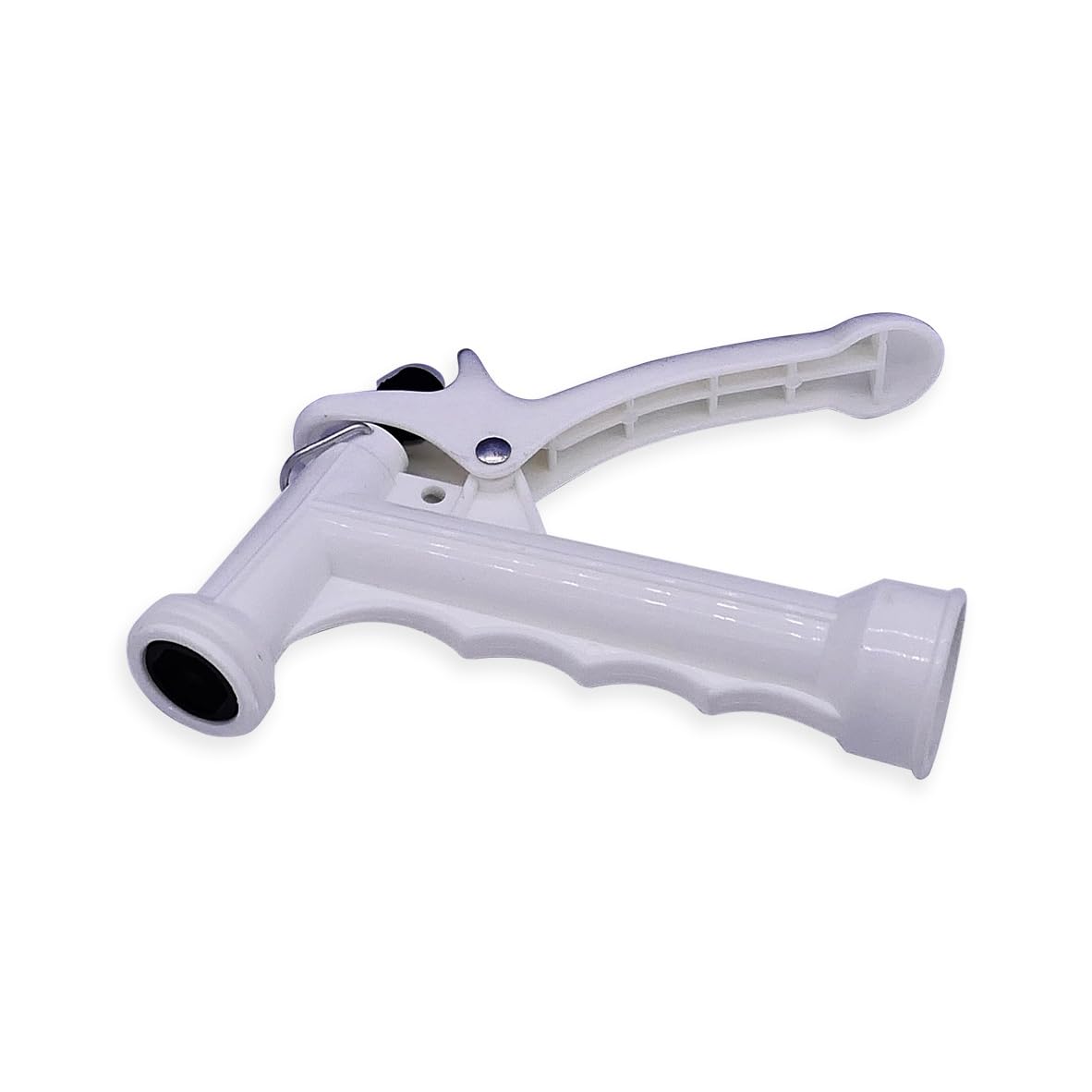 Marine Grade Hose Nozzle T-H Marine Washdown | Hose Nozzle for Wash Down Stations or Boat Cleaning | Molded to Protect Gelcoat Surfaces | White, Pistol Grip