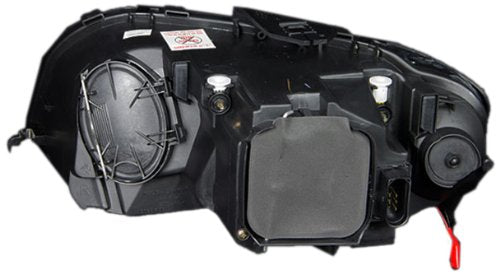 Black Clear AnzoUSA R8 LED Style Projector Headlight for Audi A3 - (Sold in Pairs)