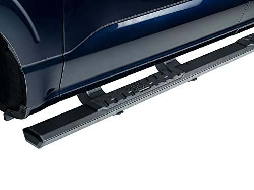 Epic Black Horse Running Boards Compatible with 19-24 Silverado 1500|Sierra 1500|22 Silverado 1500 LTD|20-24 Silverado 2500HD|3500 HD|22 Sierra 1500 Limited|Sierra 2500 HD|3500 HD-E0485
