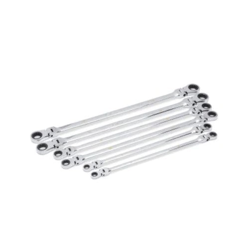 6 Piece GEARWRENCH 90-Tooth 12 Point Metric GearBox Double Flex Ratcheting Wrench Set | 86830
