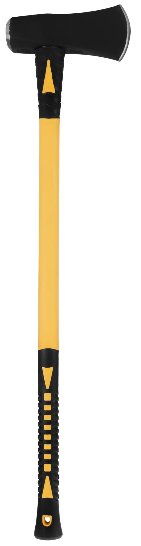 M7111 Performance Tool 8-Pound Splitting Maul with Fiberglass Handle, Black/Yellow