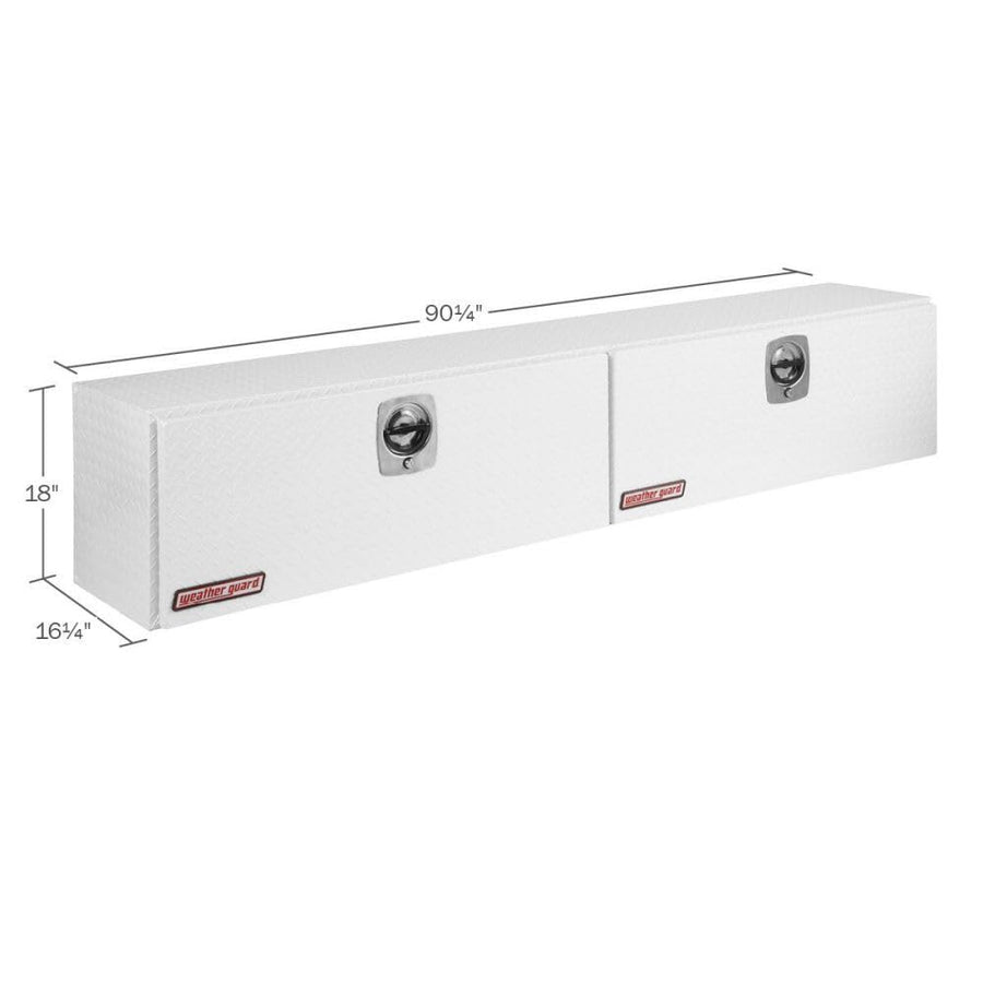 Aluminum Super-Side Tool Box WEATHER GUARD 391302 Gloss White