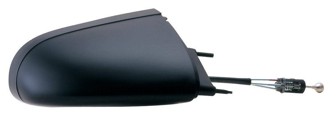 Fit System Mirror Passenger Side for Buick Lesabre, Olds. Delta 88 Royale, Black, Non-Foldaway, Manual Remote