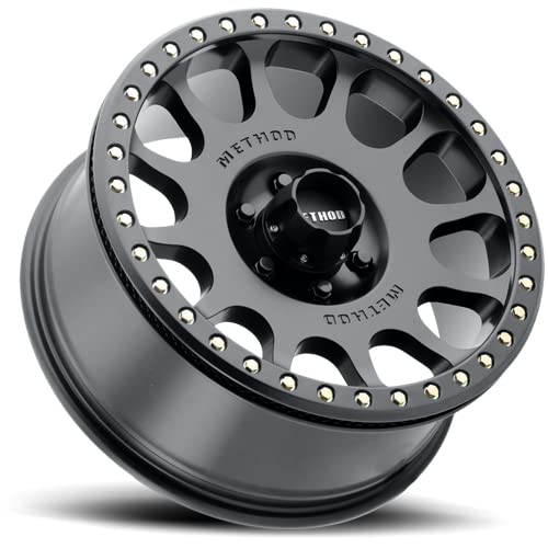 Method Race Wheels 105 Matte Black Beadlock 17x9" 8x6.5", 38mm offset 3.5" Backspace, MR10579080538B