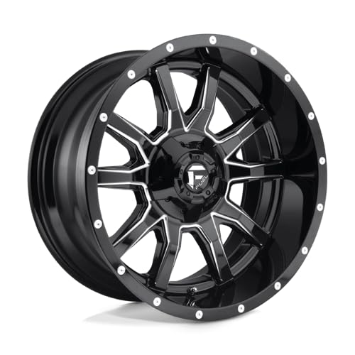 1PC Fuel D627 20X9 8X180 GL-BLK-MIL 1MM - D62720901850