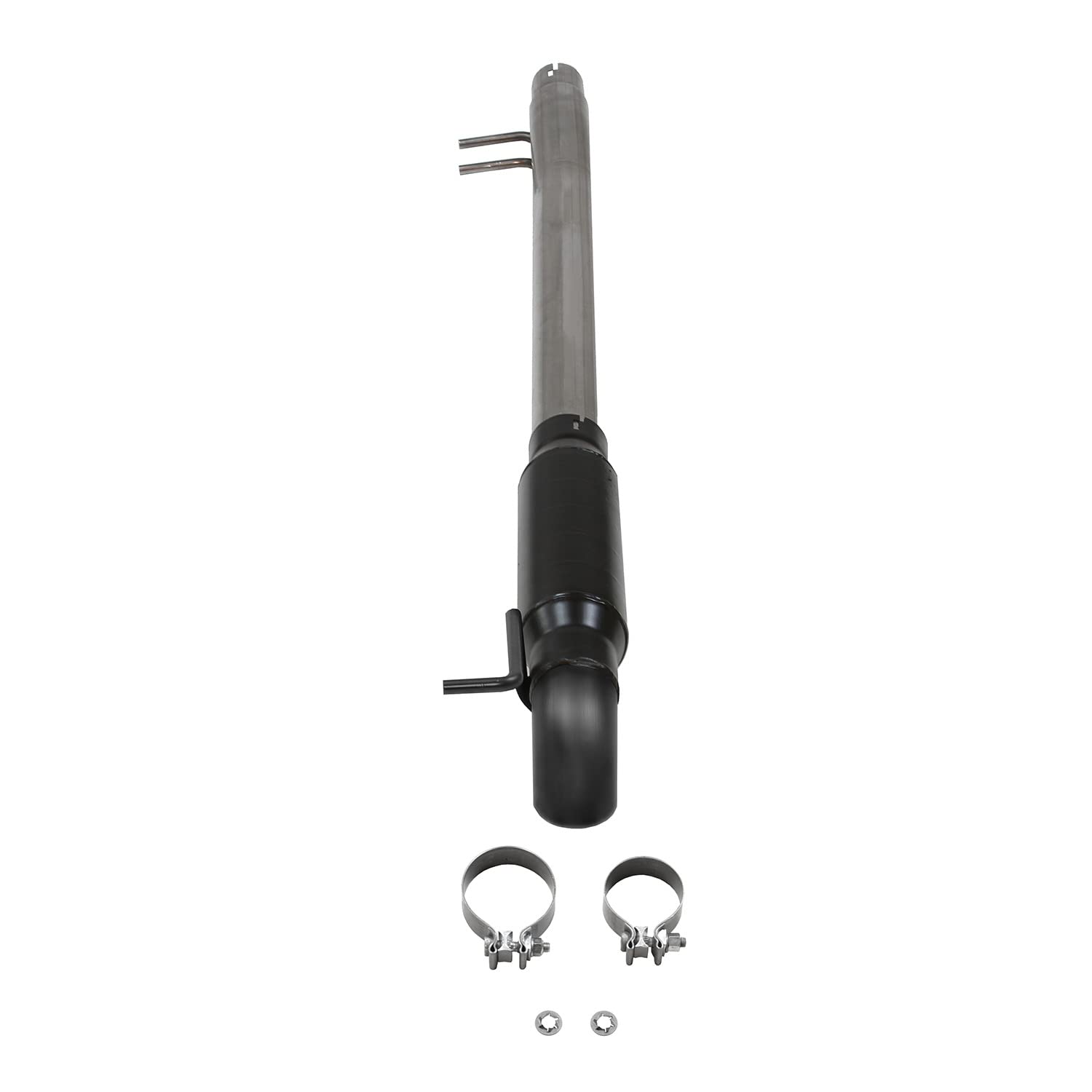 Outlaw Extreme Flowmaster 818110 Cat-Back Exhaust Kit 3 Inch 409 Stainless Steel Black Single Dump Style Turndown Compatible with 2007-2018 Jeep Wrangler JK 3.6L 3.8L V6