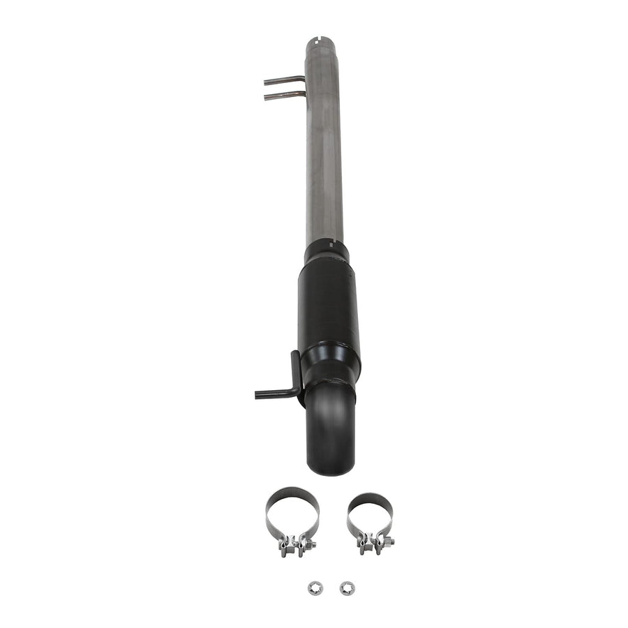 Outlaw Extreme Flowmaster 818110 Cat-Back Exhaust Kit 3 Inch 409 Stainless Steel Black Single Dump Style Turndown Compatible with 2007-2018 Jeep Wrangler JK 3.6L 3.8L V6