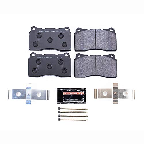 Power Stop Front/Rear PST-1050 Track Day Carbon-Fiber Metallic Brake Pads For Dodge Viper 2015-2017, SRT Viper 2014/Dodge Viper 2015-2017, SRT Viper 2014 [Model Specific]