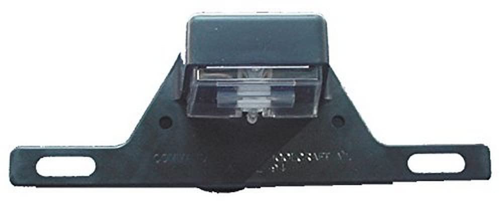 Black Fasteners Unlimited Modern License Plate Light