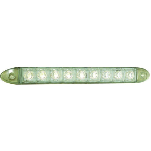 T-H Marine LED Flexible Light Bar | Waterproof Light Bar for Boat T-Top or Curved Surfaces | 12 Bright LEDs - Blue