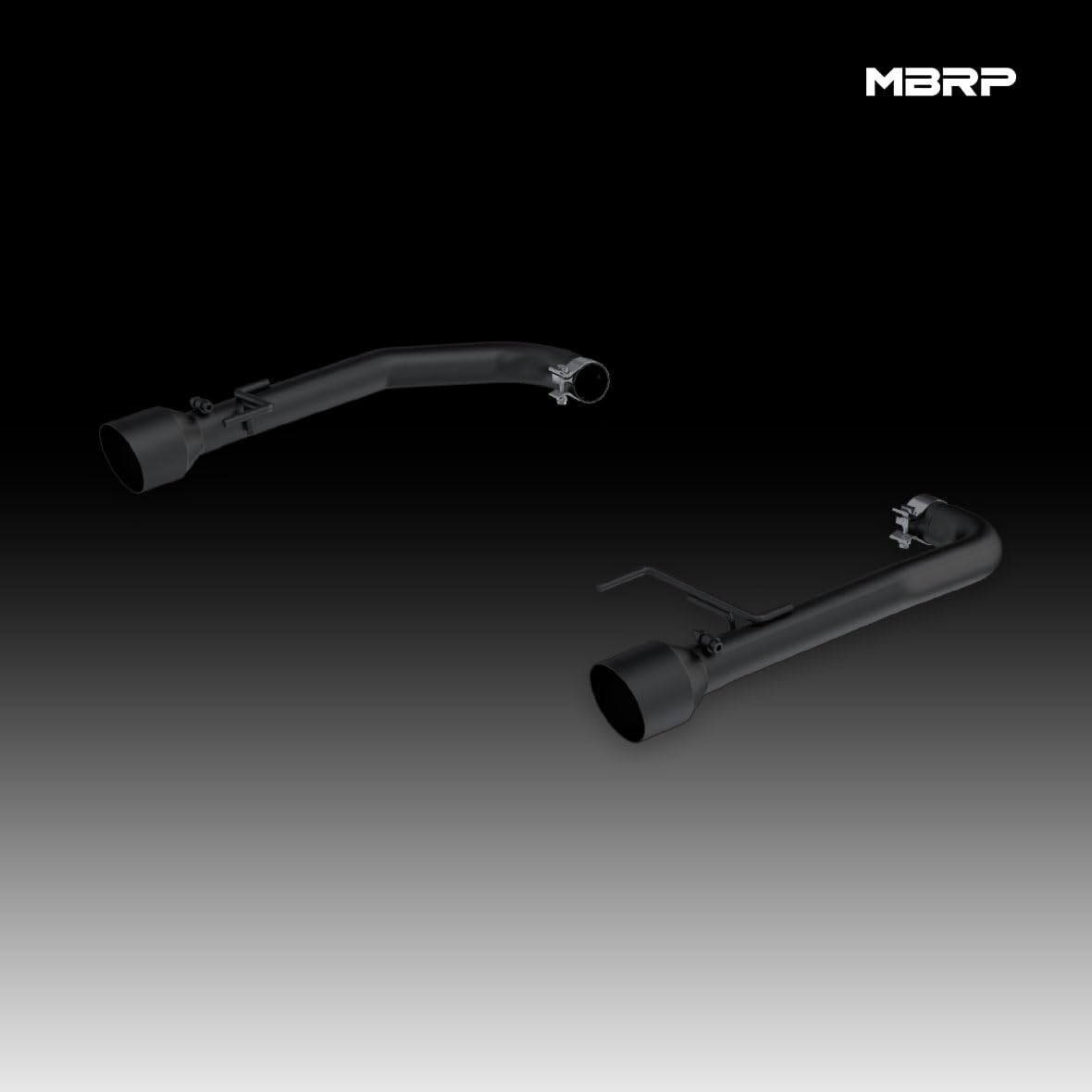 15-23 Ford Mustang MBRP 2.3L EcoBoost Black 2.5in Axle Back Dual Split Rear Exit (Race Version)