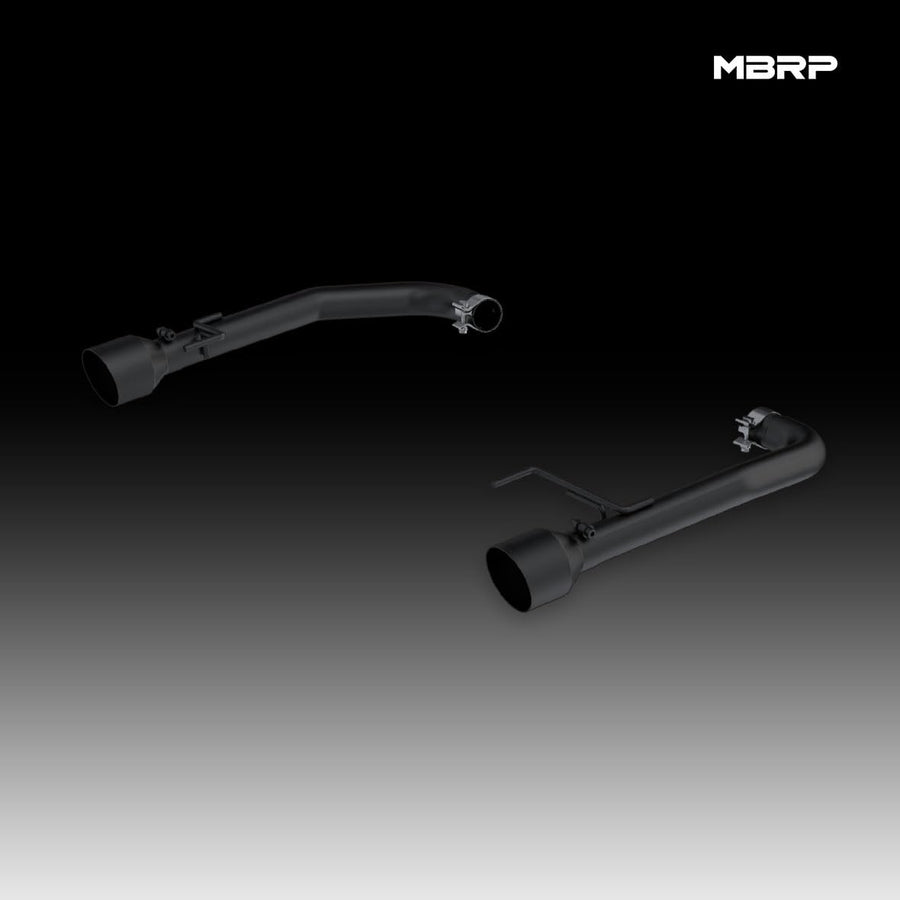 15-23 Ford Mustang MBRP 2.3L EcoBoost Black 2.5in Axle Back Dual Split Rear Exit (Race Version)