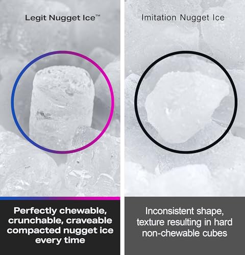 Opal 2.0 GE Profile with 0.75 Gallon Tank, Chewable Crunchable Countertop Nugget Ice Maker, Scoop included, 38 lbs in 24 hours, Pellet Ice Machine with WiFi & Smart Connected, Stainless Steel