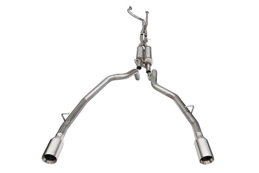 Corsa 21-22 Dodge Ram TRX Xtreme Catback Exhaust Crew Cab Dual Rear Satin Tip - 21189