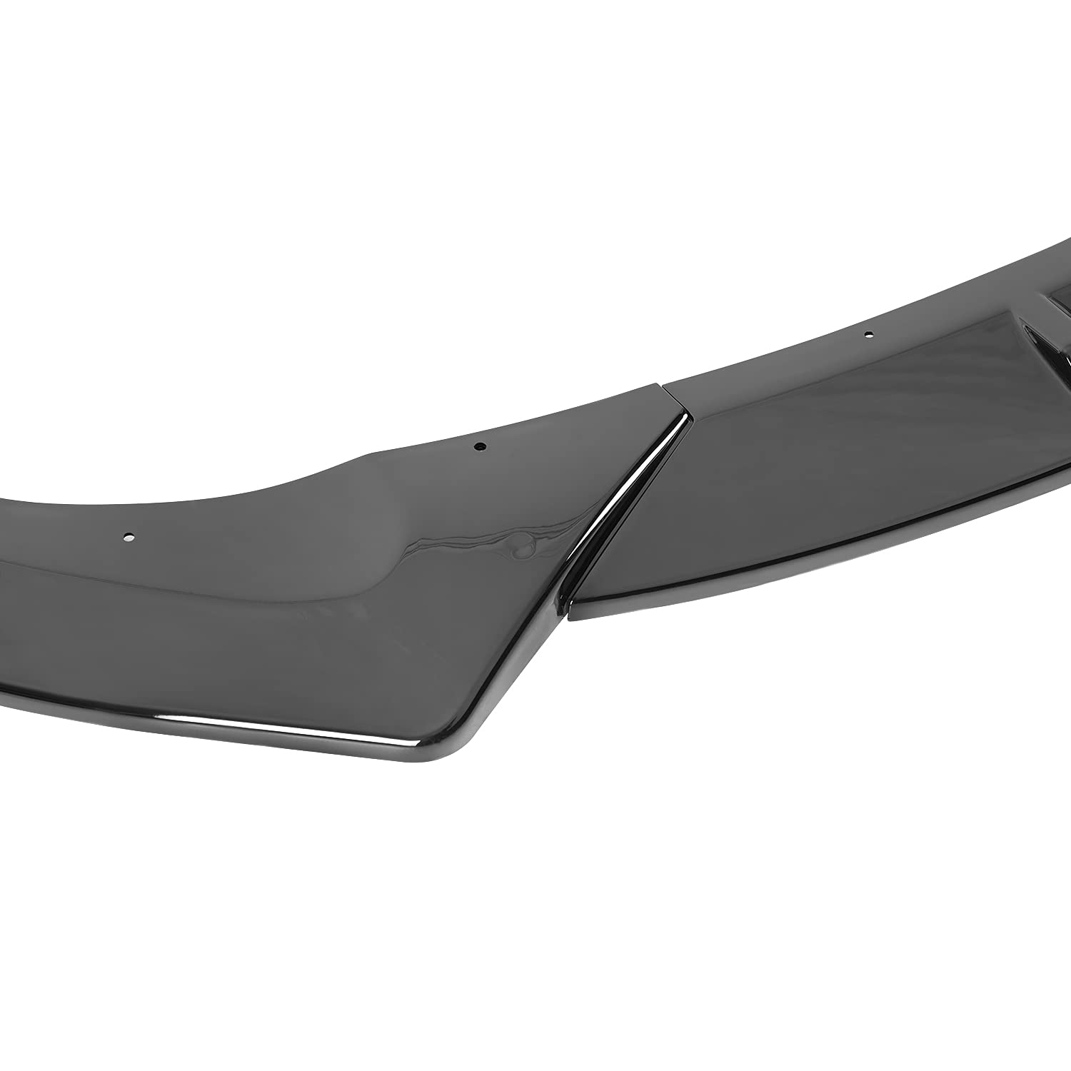 Glossy Black Spec-D Tuning Front Bumper Lip Spoiler Splitter Compatible with 2013-2017 Hyundai Veloster Turbo