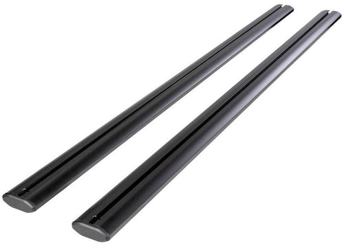 TrailFX Tonneau Cover Rails TFXCB01 with Cross Bars Fits Full Size Truck Beds Clamp-On Aluminum Powder Coated Black for TrailFX Hard Retractable Tonneau Covers 2 Cross Bars 59 Inch Length