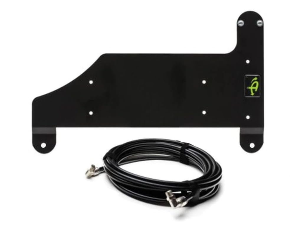 Twin Compressor Mount & Connection Kit - Up Down Air JL Under Pass. Seat for ARB & EGOI II Dual Air Twin Compressor - Black