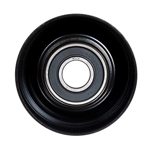 Belt Drive Idler/Tensioner Pulley Goodyear Belts 57101 - Black - Acura MDX (2003-2013), Acura TL(2004-2014), Chevrolet Camaro (1988-1992,1995-2002), Jeep Wrangler (2003-2006), Toyota RAV4 (2006-2018)