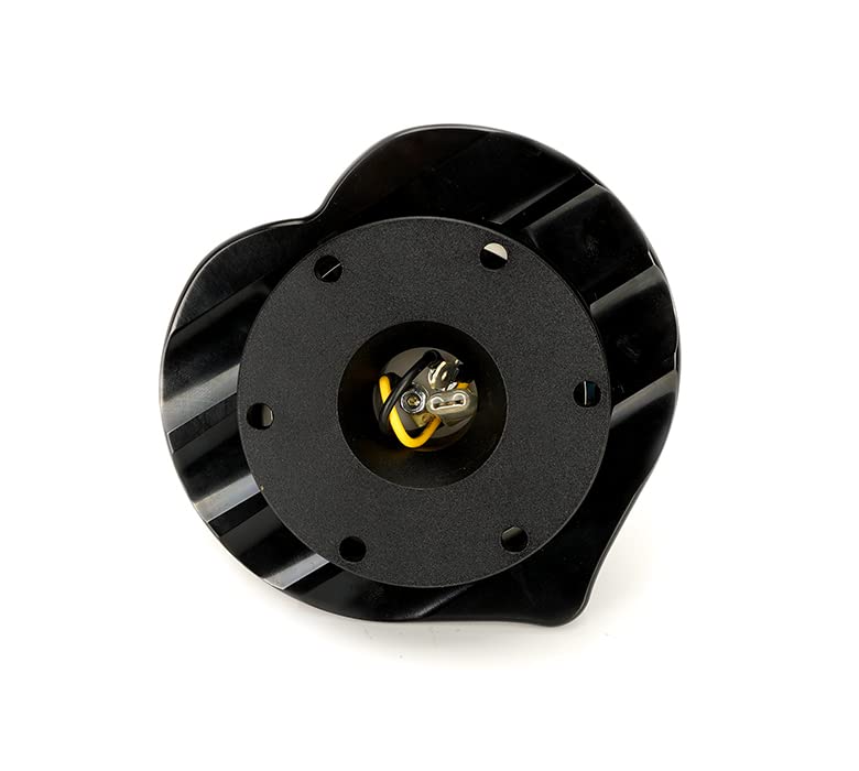 NRG Innovations Steering Wheel NRG-SRK-143BK Quick Release Kit Adapter, Black Body/Black Heart Shape Ring Flares, 6x70mm & 6x74mm Bolt Pattern