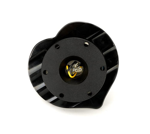 NRG Innovations Steering Wheel NRG-SRK-143BK Quick Release Kit Adapter, Black Body/Black Heart Shape Ring Flares, 6x70mm & 6x74mm Bolt Pattern