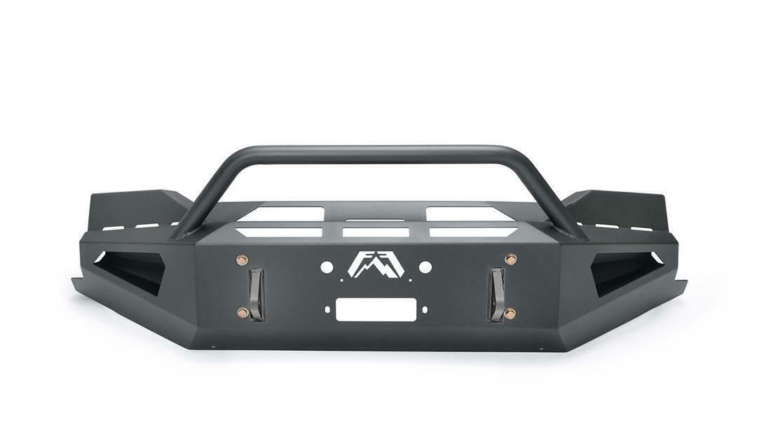 Fab Fours Red CS19-RS4062-1 Steel Front Bumper Fits 19-20 Silverado 1500, Black