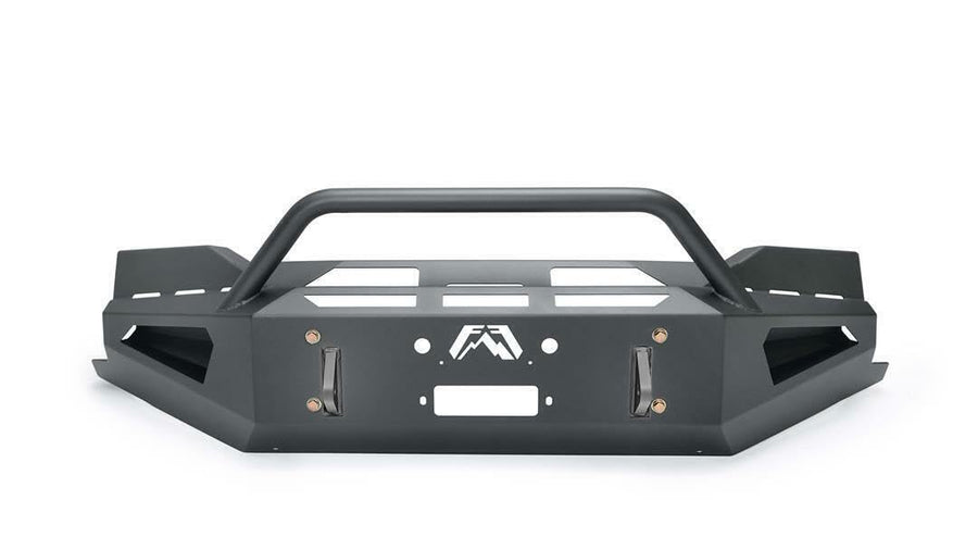 Fab Fours Red CS19-RS4062-1 Steel Front Bumper Fits 19-20 Silverado 1500, Black
