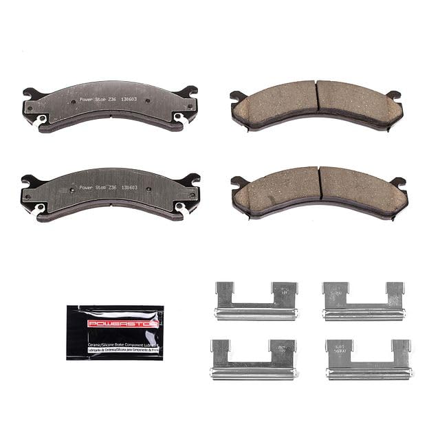 Power Stop Z36-909 Z36 Truck and Tow Rear Brake Pads For Silverado 3500, Silverado 3500 Clas, Silverado 3500 HD, Sierra 3500, Sierra 3500 Clas, Sierra 3500 HD [Model Specific]