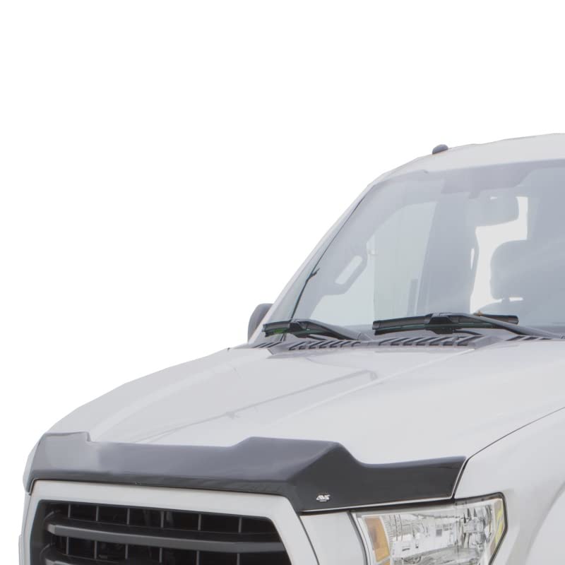 Aeroskin Hood Protector Auto Ventshade [AVS] | Fits 2020 - 2025 Chevrolet Silverado 2500 HD/3500 HD | Low Profile Deflector / Bug Shield - 1 pc., Smoke | 322187