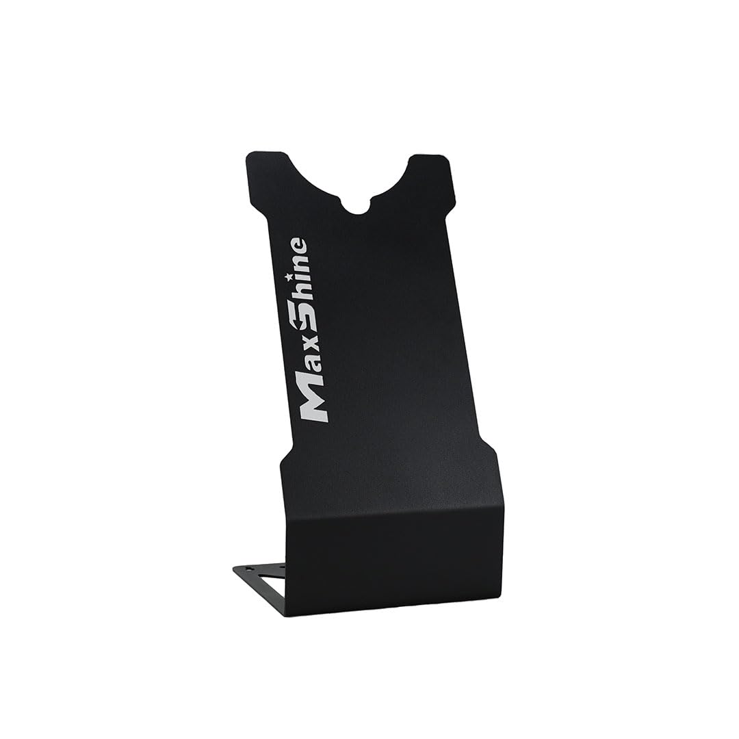 Maxshine Polisher Universal Stand – Single Station Display/Holder | Holds Any Polisher, Buffer or Grinder | Freestanding or Mount to Workbench | Powder-Coated Metal, Cord Management, Space-Saving